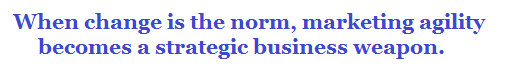marketing agility strategic weapon
