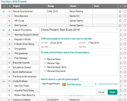 marketing process management software - standardization