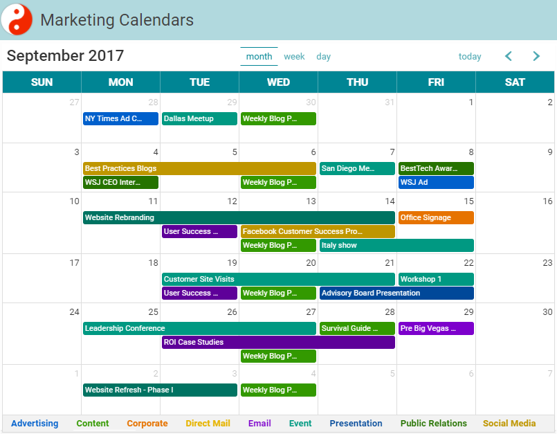 marketing calendar